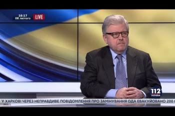 Владимир Хандогий, чрезвычайный и полномочный посол - гость "112 Украина", 08.02.2016